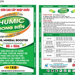 PHÂN BÓN HUMIC RONG BIỂN - SIÊU KÍCH RỄ - PHỤC HÔI CÂY HƯ TỔN - DƯỠNG LÁ TẠO MẦM TỐT