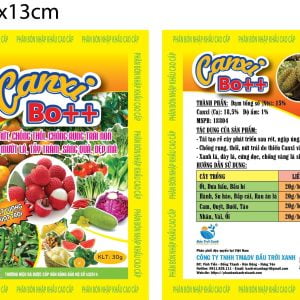 PHÂN BÓN CANXI BO++ GIÚP CHỐNG NỨT, CHỐNG THỐI, CHỐNG RỤNG TRÁI NON, CỨNG CÂY, MƯỚT LÁ, TẨY TRÀM