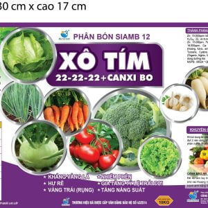 PHÂN BÓN SIAMB12 - KHÁNG VÀNG LÁ - RA RỄ CỰC MẠNH - NUÔI TRÁI PHÌ TO
