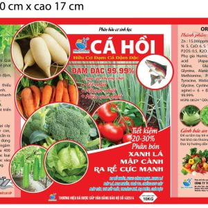 PHÂN BÓN HỮU CƠ ĐẠM CÁ HỒI GIÚP CUNG CẤP KHOÁNG CHẤT CHO CÂY